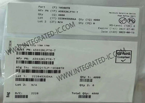 A5932KLPTR Entegre Devre Çip Üç Fazlı Sinüzoidal Sensörsüz Fan Denetleyicisi TSSOP-24