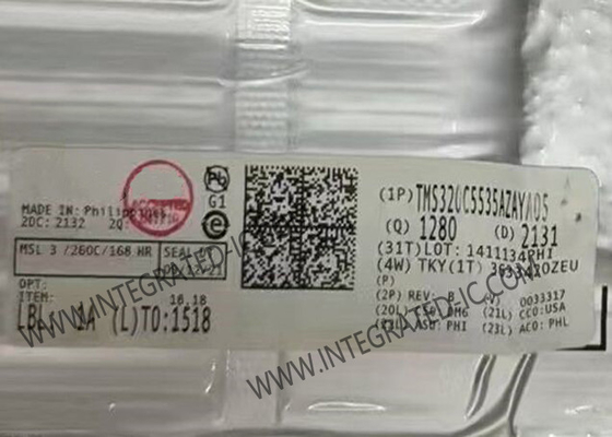 Entegre devreler çipi TMS320C5535AZAYA05 Sabit Nokta Dijital Sinyal İşlemcileri BGA144