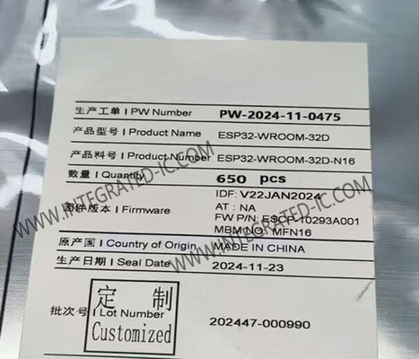 Çok Protokollü Kablosuz İletişim Modülü ESP32-WROOM-32D WiFi BT MCU Modülleri