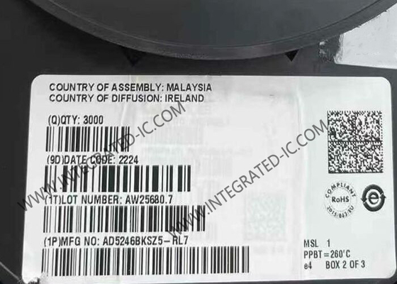 AD5246BKSZ5 Entegre Devre Çipleri Dijital Potansiyometre SC70-6 128Position DigiPOT