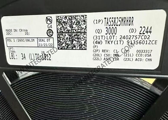 TAS5825MRHBR Entegre Devre Çip 38W Stereo Sınıf-D Akıllı Ses Güçlendirici VQFN-32
