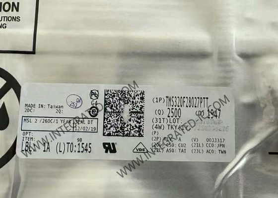 TMS320F28027PTT Mikro denetleyici MCU 60MHz 64KB Flash C2000TM 32-Bit MCU LQFP-48