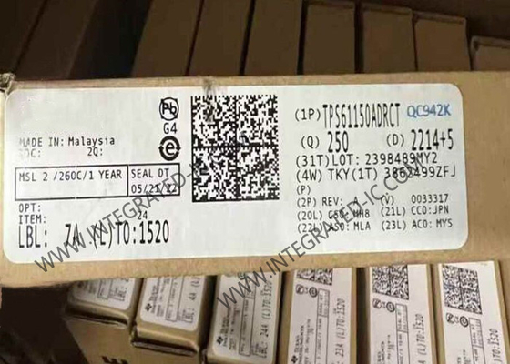 TPS61150ADRCT Entegre Devre Çip Çift Çıktı Boost WLED Sürücüsü Tek Endüktör Kullanarak