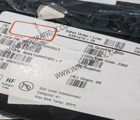 MAX15096GWE Entegre devreler çipi 6A Entegre sıcak değişim/elektronik devre kesici
