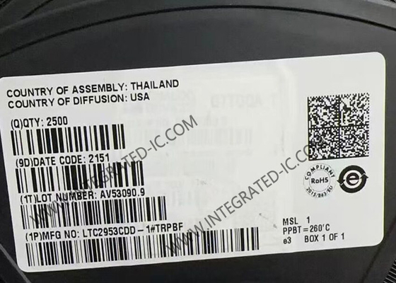 LTC2953CDD-1 Entegre devreler çipleri Voltaj izleme ile düğme açma / kapatma kontrolörü