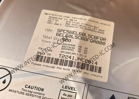 SPC56EL60L5CBFQR Mikro denetleyici MCU Otomotiv şasi ve güvenlik uygulamaları için 32 bitlik güç mimarisi MCU