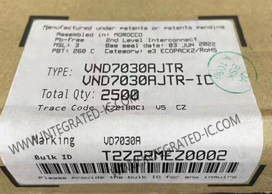 VND7030AJTR Entegre Devre Çip 40A Çift Kanal Yüksek Yan Sürücü PowerSSO-16