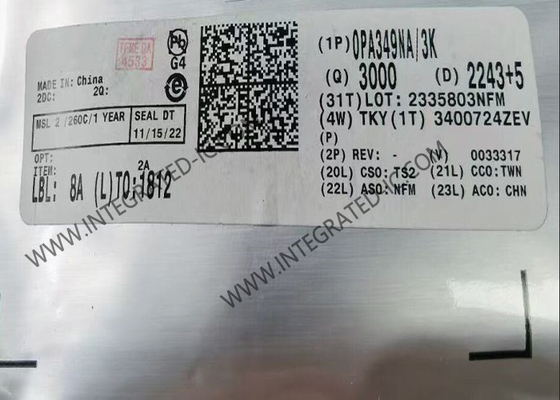 OPA349NA Entegre Devre Çip 70kHz Demiryolundan Demiryoluna CMOS Operasyonel Güçlendirici SOT-23-5