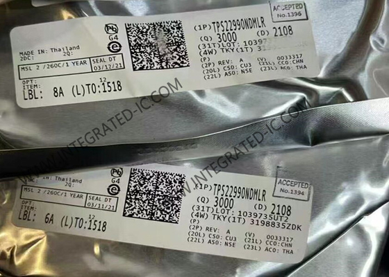 TPS22990NDMLR Entegre Devre Çip 5.5V 10A 3.9 mΩ Direniş Üzerinde Yük Değiştiricisi IC