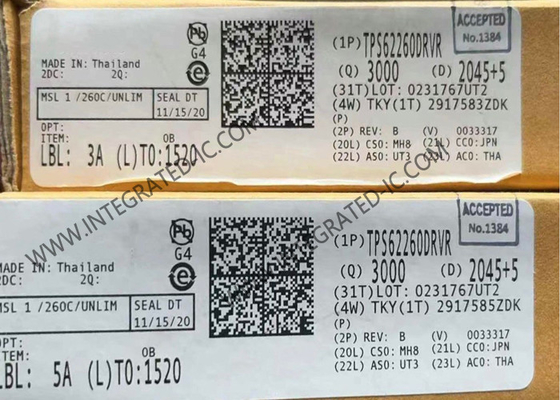 TPS62260DRVR Entegre Devre Çip 600mA Senkroni Step Down Değiştiricisi WSON-6
