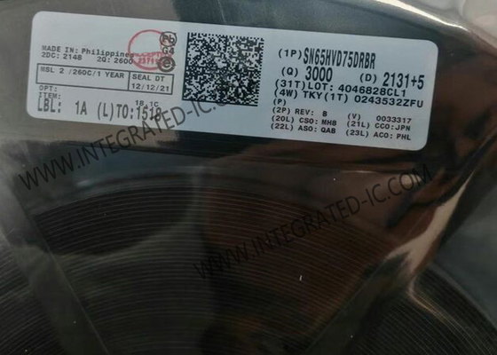 SN65HVD75DRBR Entegre Devre Çip 3.3V Yarım Dupleks RS-485 Alıcı IC VSON-8