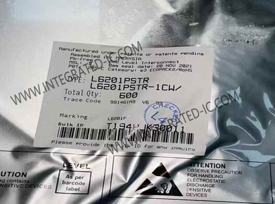 L6201PSTR Entegre Devre Çipleri DMOS Tam Köprü Sürücüsü 4A fırçalı DC Motor Sürücüleri