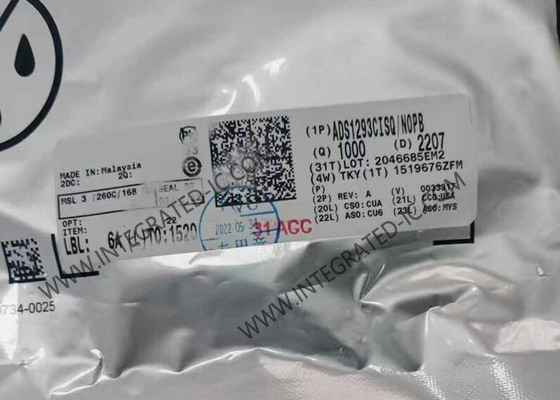 ADS1293CISQ Entegre Devre Çipleri düşük güçlü 3 kanallı 24 bitlik analog ön uç Biyo potansiyel ölçümleri için