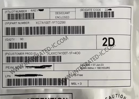 XC7A100T-1FTG256I Alan Programlanabilir Geçit Dizisi Yüksek Performanslı Dahili Programlanabilir Mantık FPGA
