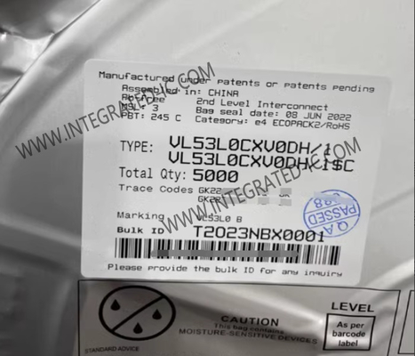 Sensör IC VL53L0CXV0DH/1 Uçuş Zamanı Aralıklı Sensör Modülleri