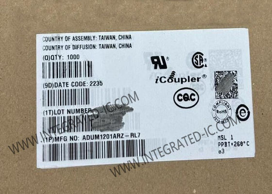 ADUM1201ARZ Entegre Devre Çip 25 Mb/s Çift Kanal Dijital İzolatör SOIC-8