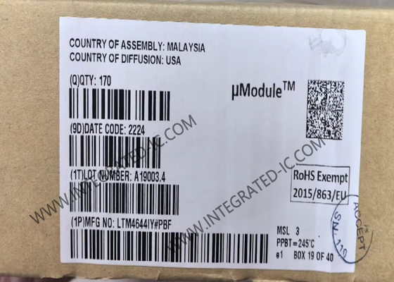 LTM4644IY Entegre devreler çipi 4A yapılandırılabilir dörtlü DC/DC μModule düzenleyici