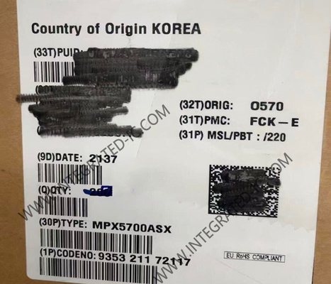 MPX5700ASX Sensör IC Basınç Sensörü 15kPa'dan 700kPa'ya Piezoresistif Dönüştürücü