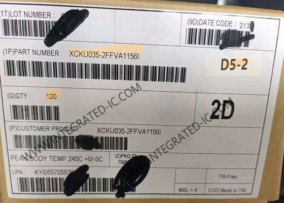 XCKU035-2FFVA1156I Alan Programlanabilir Geçit Dizisi Kintex UltraScale FPGA IC FCBGA1156