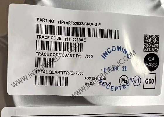 NRF52832-CIAA-G BT IC Çok yönlü BT 5.4 SoC WLCSP50 Çip Üzerindeki Çoklu Protokol Sistemi