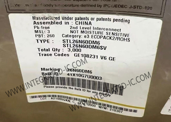 STL26N60DM6 Entegre Devre Çip 600V 15A MDmesh DM6 Güç MOSFET Transistörleri
