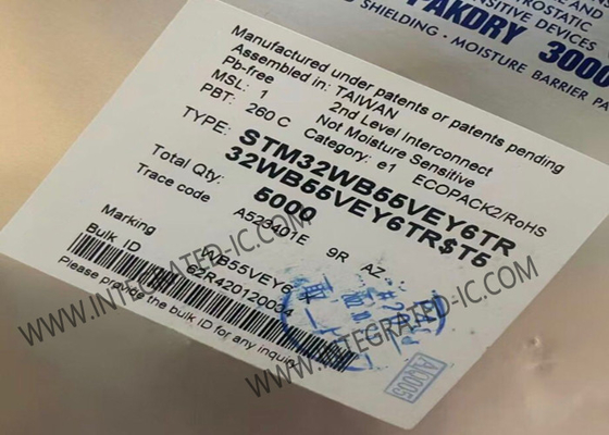 STM32WB55VEY6TR Mikro denetleyici MCU 2Mbps Multiprotocol Kablosuz 32 Bit MCU WLCSP100