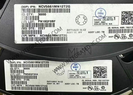 NCV5661MN12T2G Entegre Döngü Çip Yüksek Performanslı LDO Doğrusal Voltaj Düzenleyicisi