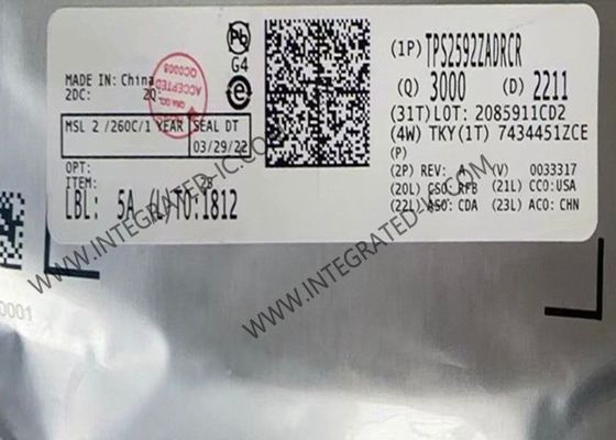 TPS2592ZADRCR Entegre Devre Çip eFuse IC VSON10 Elektronik Sigorta Düzenleyicisi
