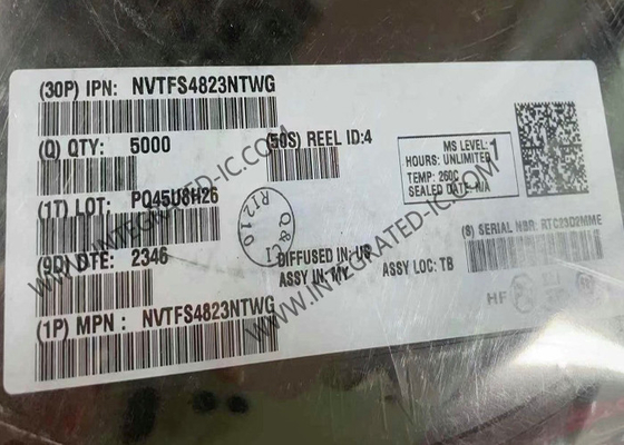 NVTFS4823NTWG Entegre Devre Çip 30V 30A10.5 mΩ Tek Kanallı N-Kanal Güç MOSFET Transistörleri