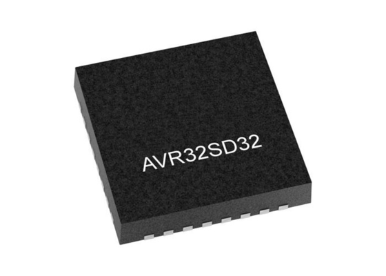 AVR32SD32T-E/QZB Mikrodensör MCU Gömülü MCU VQFN32 8 Bit AVR SD Mikrodensörler