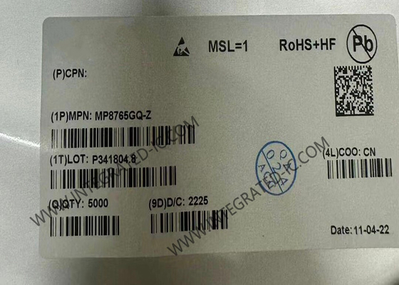 MP8765GQ-Z Entegre Devre Çip 24V 6A Yüksek Verimlilikli Senkron Adım Aşağı Dönüştürücü
