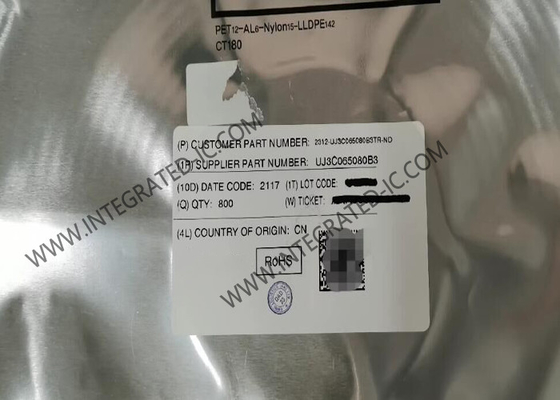 Entegre Devre Çip UJ3C065080B3 25A N-Kanal SiC FET Transistörleri TO-263-3