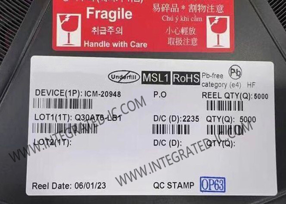 Sensör IC ICM-20948 9 Eksenli İnersiyonal Ölçüm Birimleri Sensör