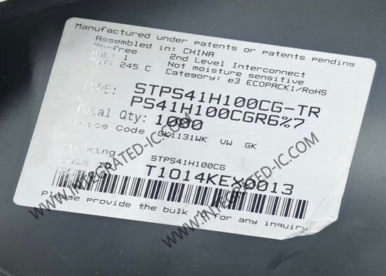 STPS41H100CG Entegre Devre Çip 100V 40A Çift Güçlü Schottky Düzleştiricisi