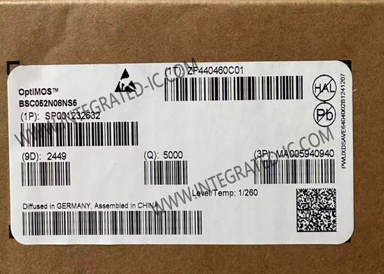 BSC052N08NS5 Entegre Devre Çipleri 80V OptiMOSTM 5 Güç MOSFET Transistörleri Telekom Uygulamaları İçin