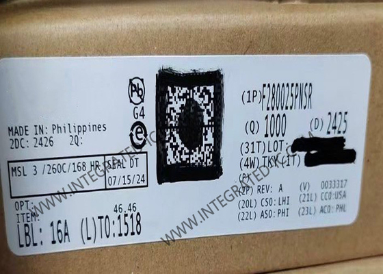 Mikro denetleyici MCU F280025PNSR 128KB'ye kadar Flash 32 Bit gömülü MCU 100MHz