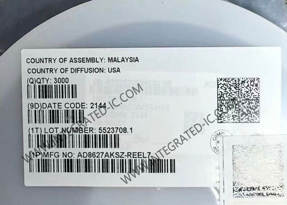 AD8627AKSZ Entegre Devre Çip Presizyon Düşük Güçlü Tek Kaynaklı JFET Güçlendirici