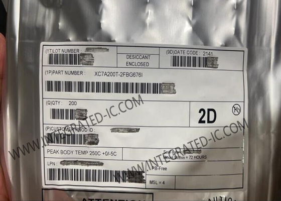 IC Yongası XC7A200T-2FBG676I Alanda Programlanabilir Kapı Dizisi FCBGA676 Yüzey Montajı