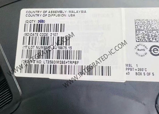 LT3580IMS8E Entegre Devre Çip Senkronizasyon Boost Inverter DC/DC Değiştiricisi