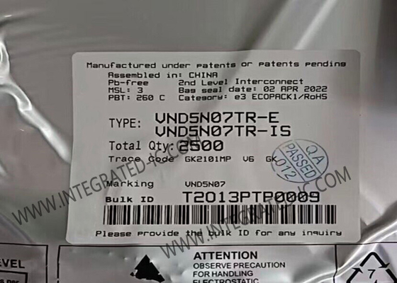 VND5N07TR Entegre Devre Çipleri OMNIFET II Tamamen Otomatik Korunan Güç MOSFET Transistörleri