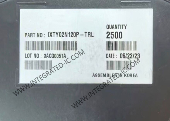IXTY02N120P-TRL Entegre Devre Çipi 200V 200mA Polar Güç MOSFET Transistörleri