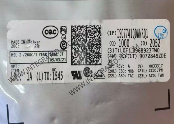 Entegre Devre Çip ISO7741QDWWRQ1 5000Vrms 4 Kanal Dijital Izolatör SOIC16