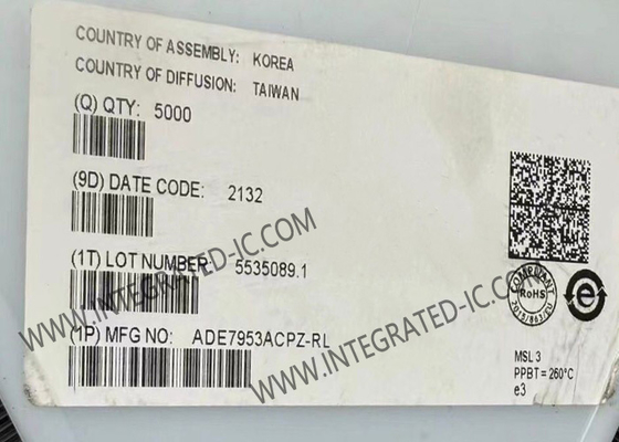 ADE7953ACPZ Entegre Devre Çip Tek Fazlı Çok Fonksiyonlu Ölçüm IC'si Tarafsız Akım Ölçümü