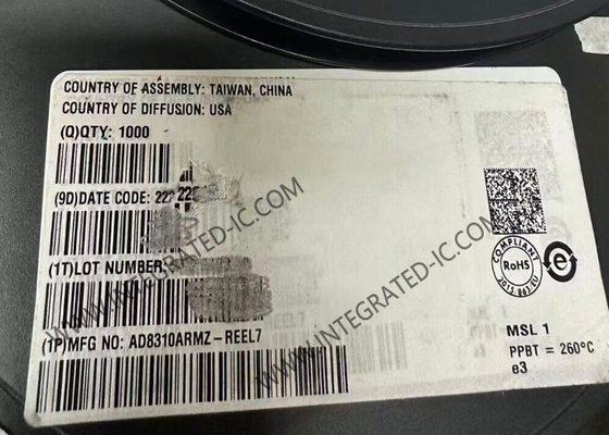 AD8310ARMZ Entegre Devre Çipi 95dB Logaritmik Yükselteç MSOP8 RF Güç Dedektörleri