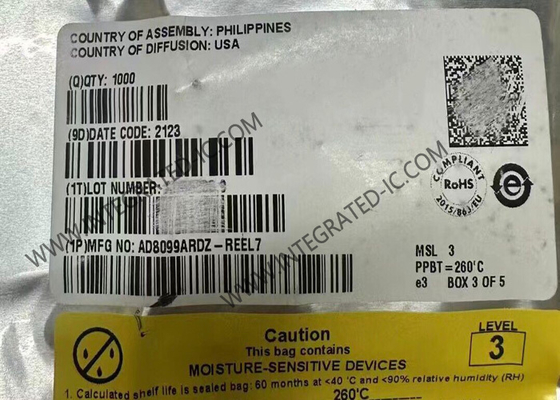 AD8099ARDZ Entegre Devre Çipi Yüksek Hızlı İşlemsel Yükselteçler SOIC8 Op Amplifikatörler IC