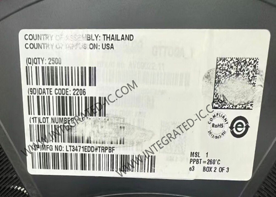 LT3471EDD Entegre Devre Çip Çift 1.3A 1.2MHz Değiştirme Düzenleyicisi DFN-10 Paketi