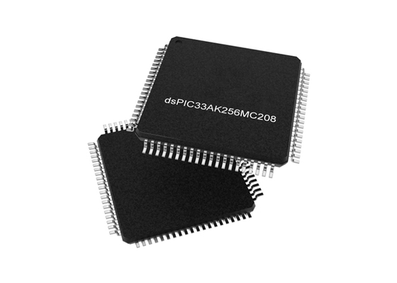 DSPIC33AK256MC208T-I/PT Mikro denetleyici MCU Yüksek bant genişliği DSPIC33A Çekirdek 32 bitlik dijital sinyal denetleyici