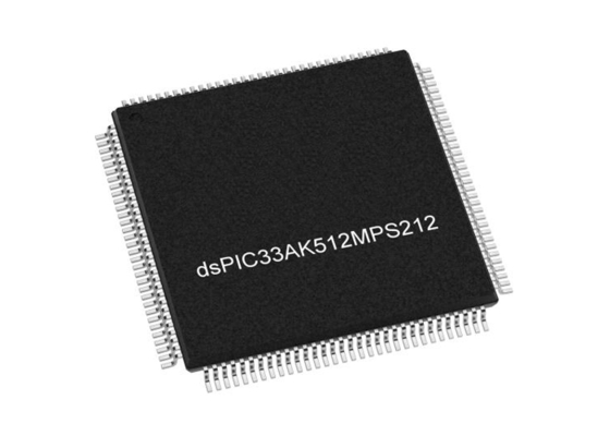 DSPIC33AK512MPS212-I/PT Mikro denetleyici MCU 32 Bit Dijital Sinyal Denetleyici TQFP128