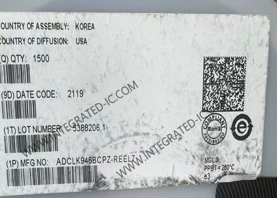 ADCLK946BCPZ Entegre Devre Çipi Altı LVPECL Çıkışı SiGe Saat Fanout Tamponu