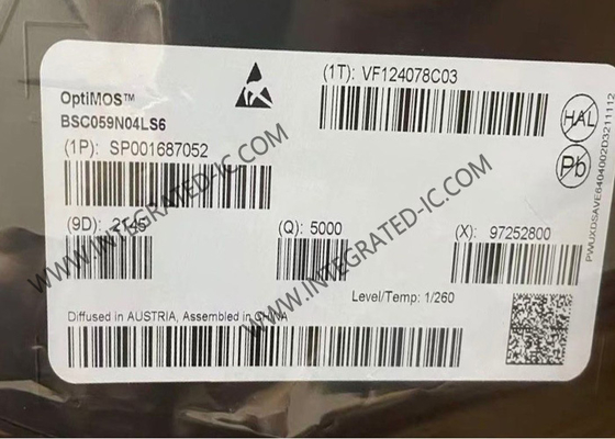 BSC059N04LS6 Entegre Devre Çipi 40V OptiMOS 6 Güç MOSFET Transistörleri